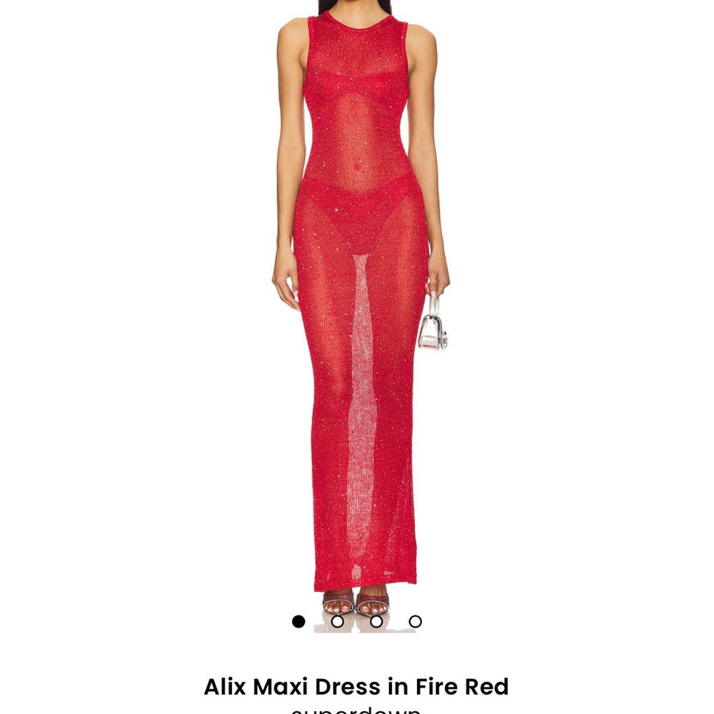 Revolve superdown red maxi dress